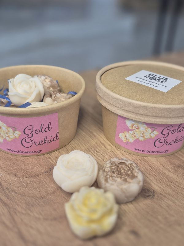 Gold Orchid Wax Melts Box 50g